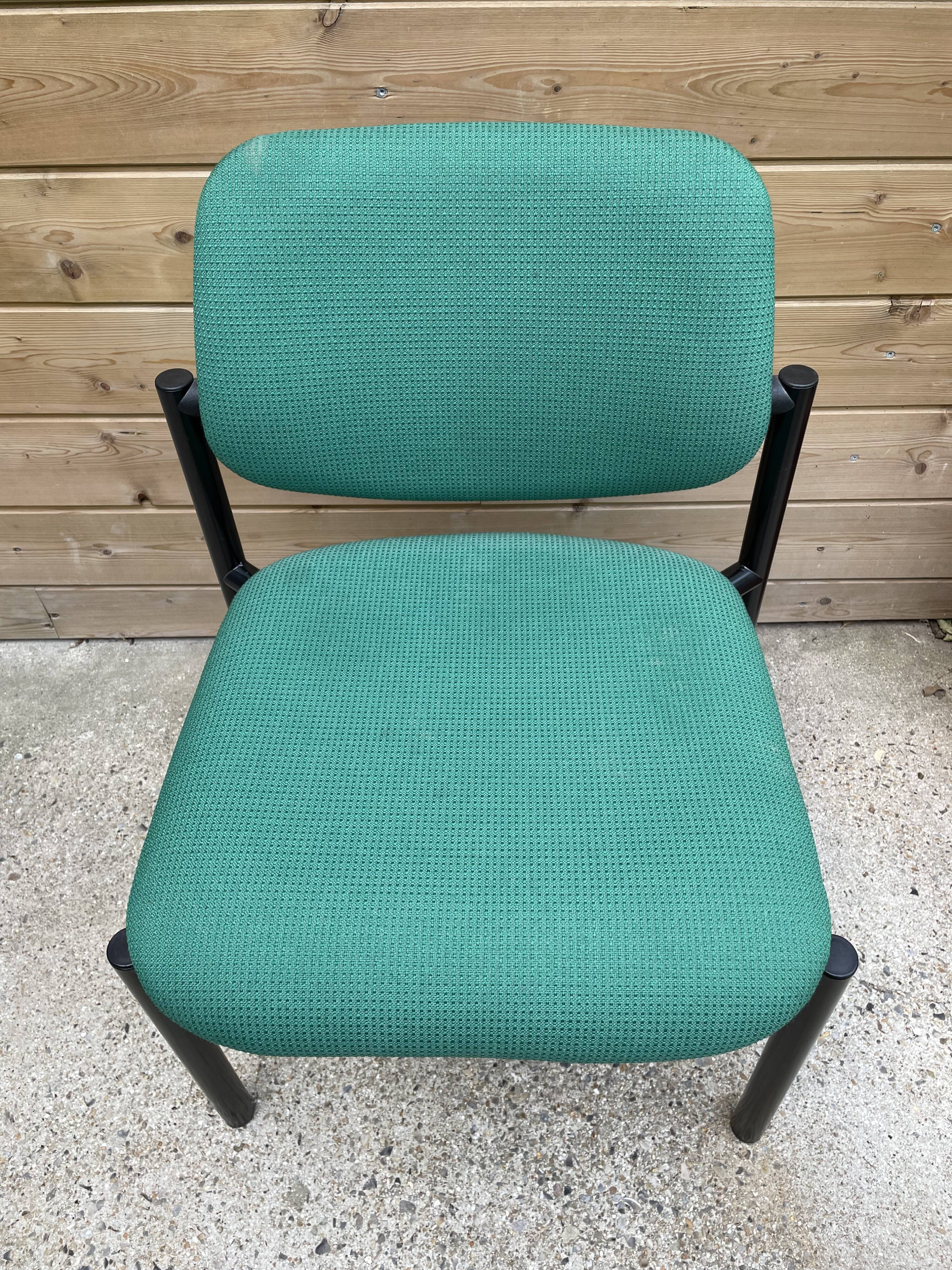 Pair of vintage Martin Stoll Champenay office chairs