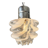 Vintage glass mazzega pendant light, 1960s