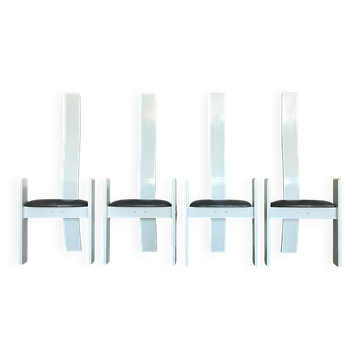 “Golem” chairs by Vico Magistretti for Carlo Poggi Pavia, 1968