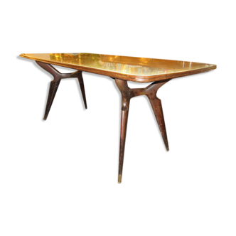 Table with glass top from the 70s