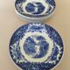 Deep plates Royal Sphinx Maastricht P. Regout "Cambridge Old England" blue & white