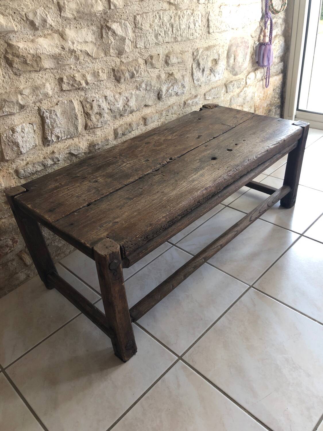 Rustic coffee table