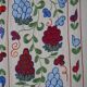 Hand-knotted rug, vintage Turkish rug 43x182 cm