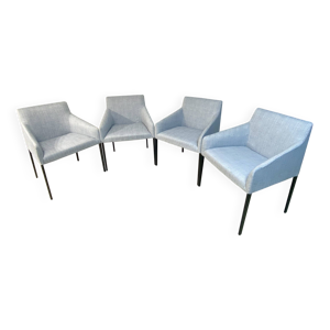 Set  de 4 fauteuils design Arper Saari
