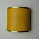 Rattan and brass wall lamp, italy, 1960