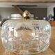 Transparent glass bonbonnière