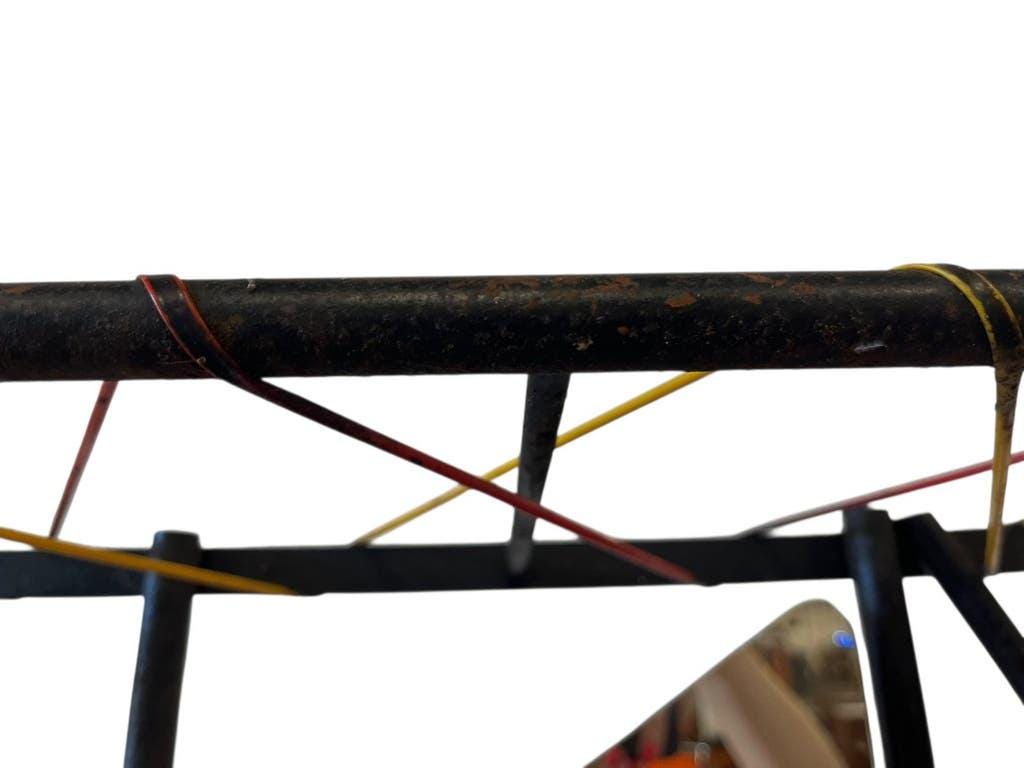 Vintage 'atomic' wall coat rack Roger Féraud