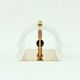 Mid-Century Scandinavian Glass & Brass Wall Lamp by Carl Fagerlund, 1960s
