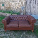 Vintage 2 seater Chesterfield sofa