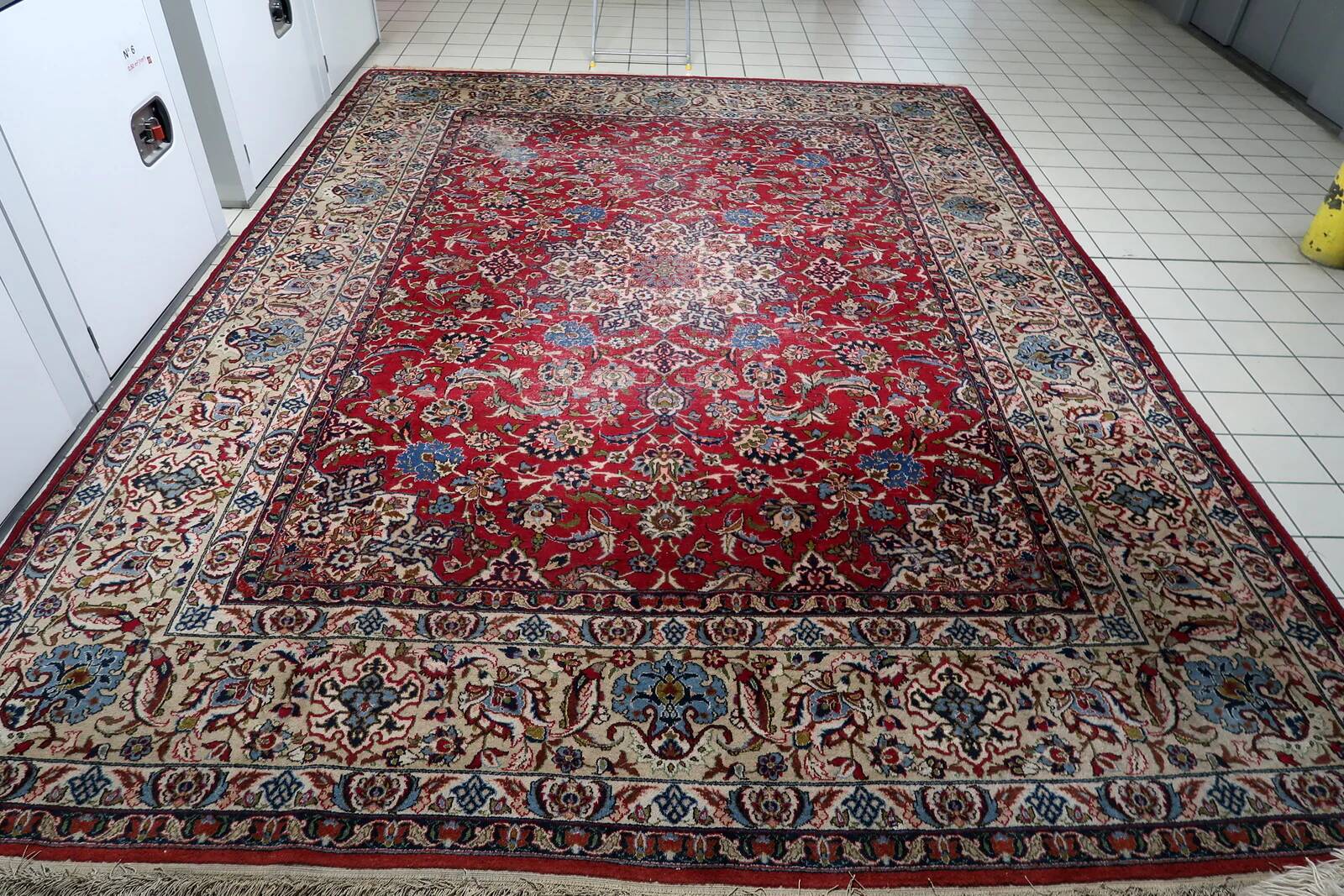 Antique Persian Tabriz handmade rug 309 x 404 cm 1900s - 1C1209
