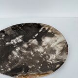 Dish in petrified wood