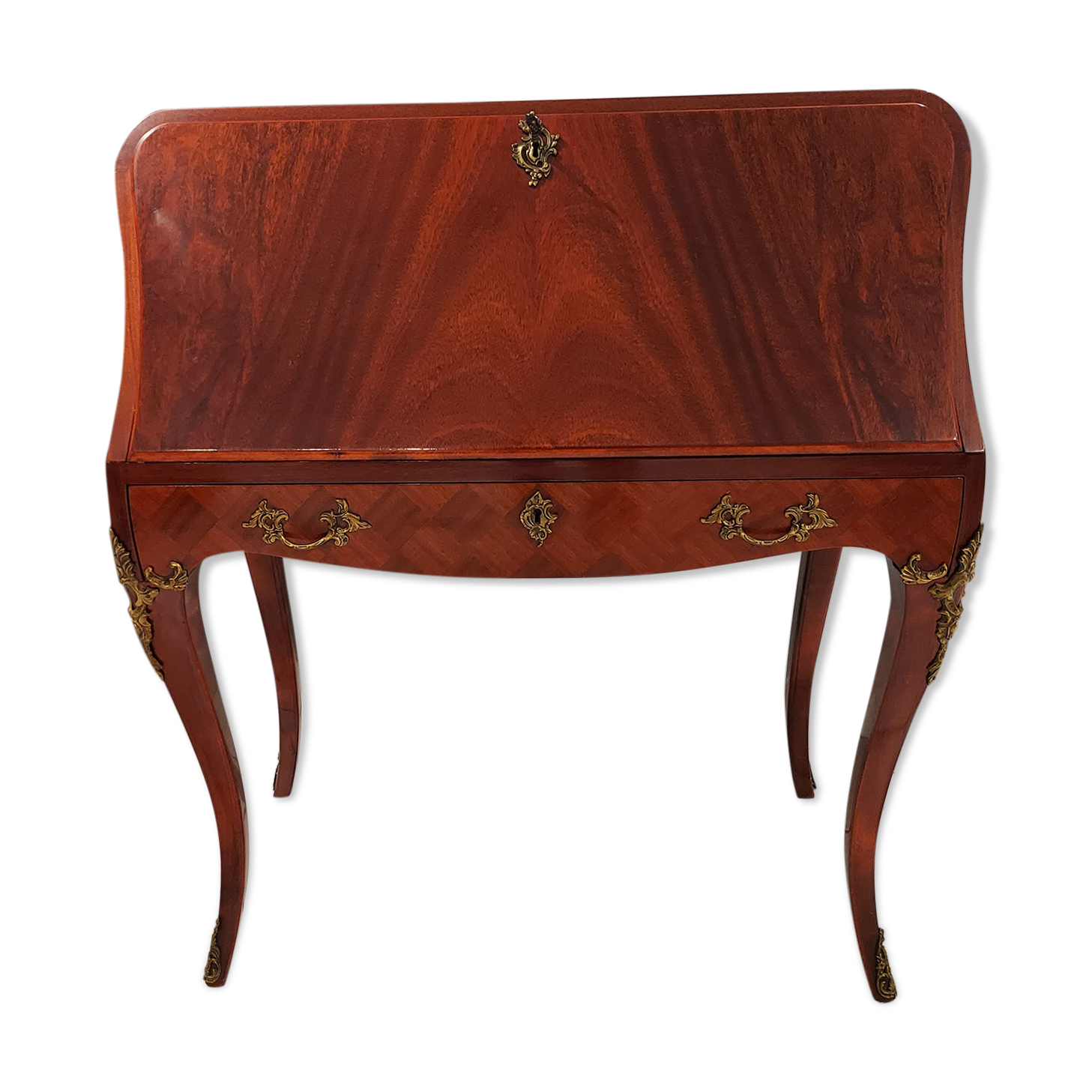 Louis XV style donkey slope desk