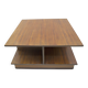 F.Lli Saporiti Mid-Century Modern Italian Walnut Coffee Table, 1960s
