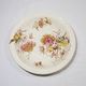Hollow serving dish in Luneville earthenware model Poppy, iron earth, vegetable