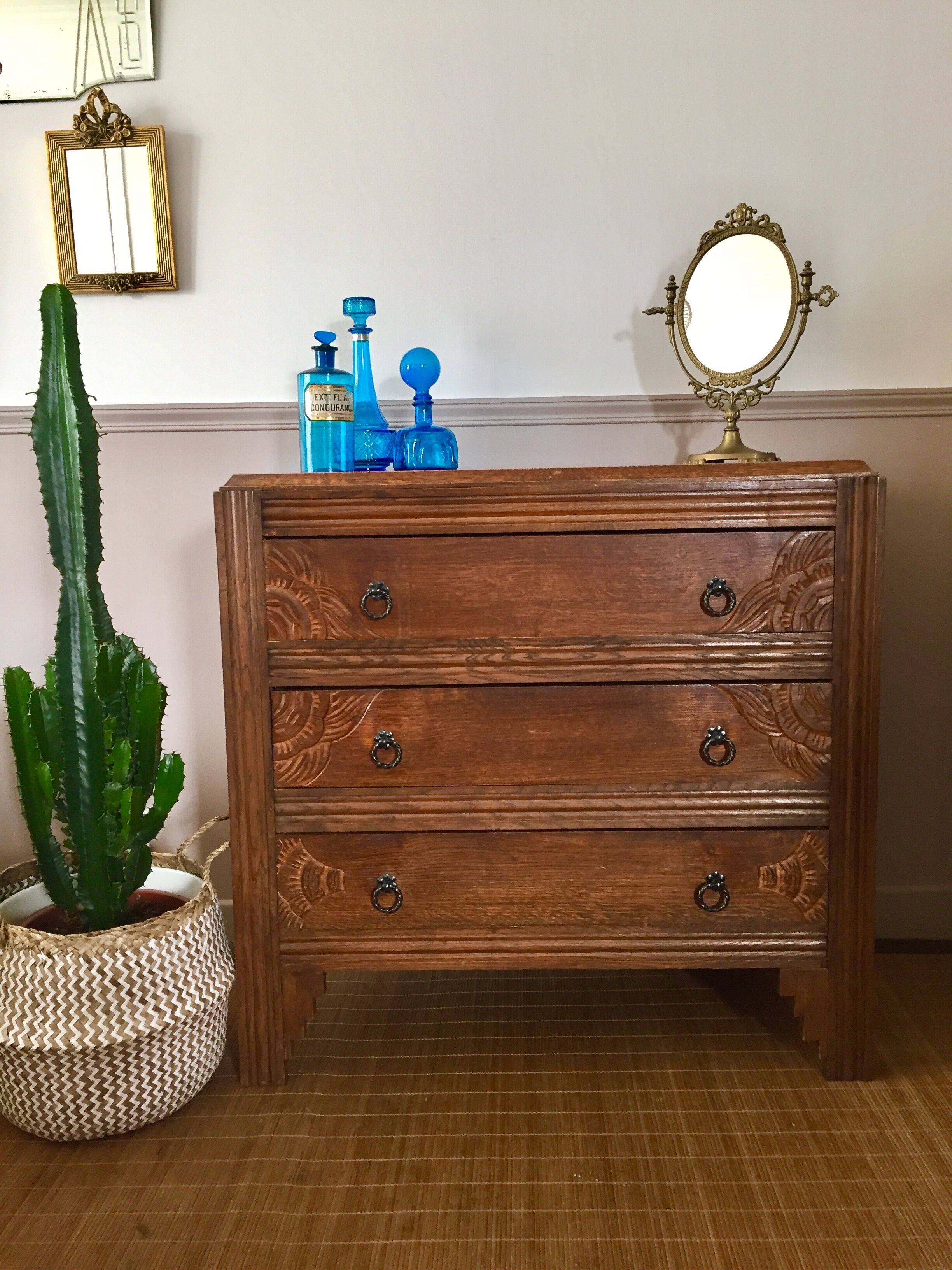Vintage Art Deco commode year 40
