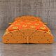 Solid pine wood double bed / 1980s