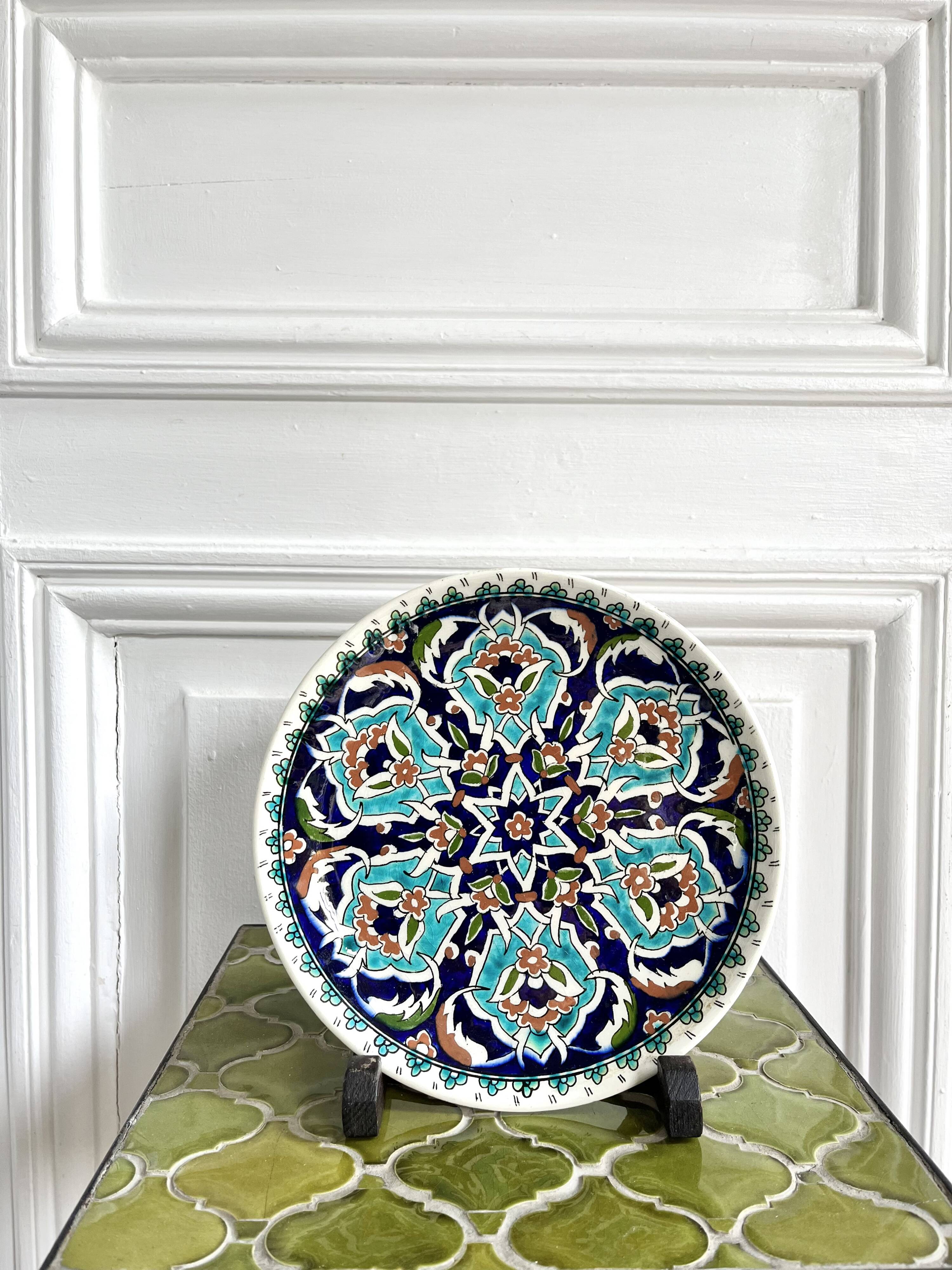 Antique ceramic plate from Türkiye