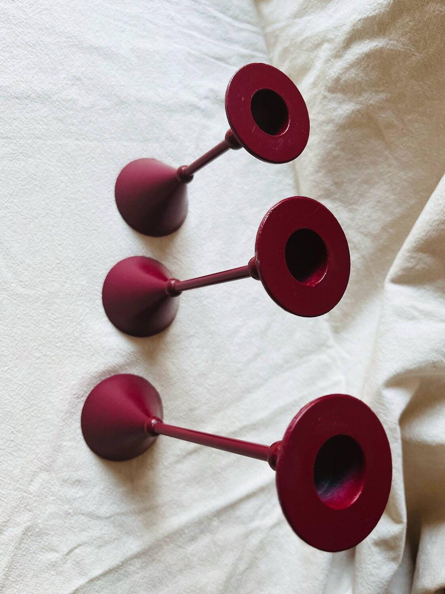 Set of 3 candle holders
