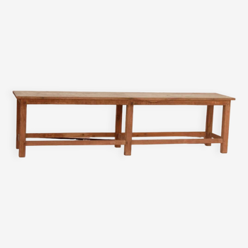 Old Indian Bench in Old Teak Original Part