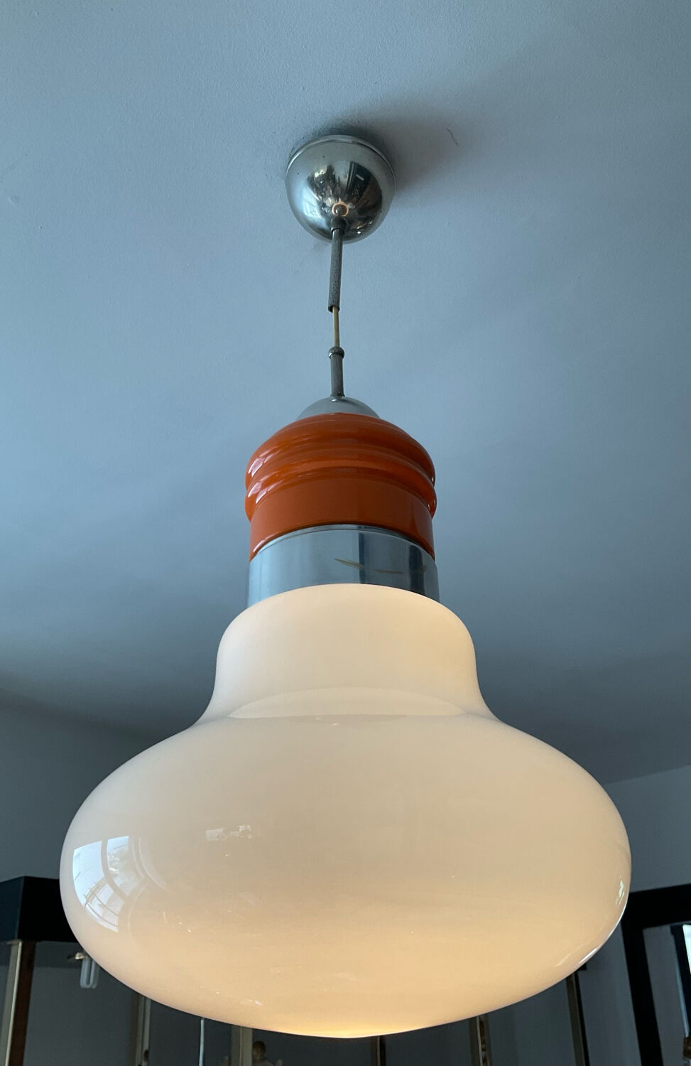 Mazzega pendant lamp in Murano glass from the 60s-70s