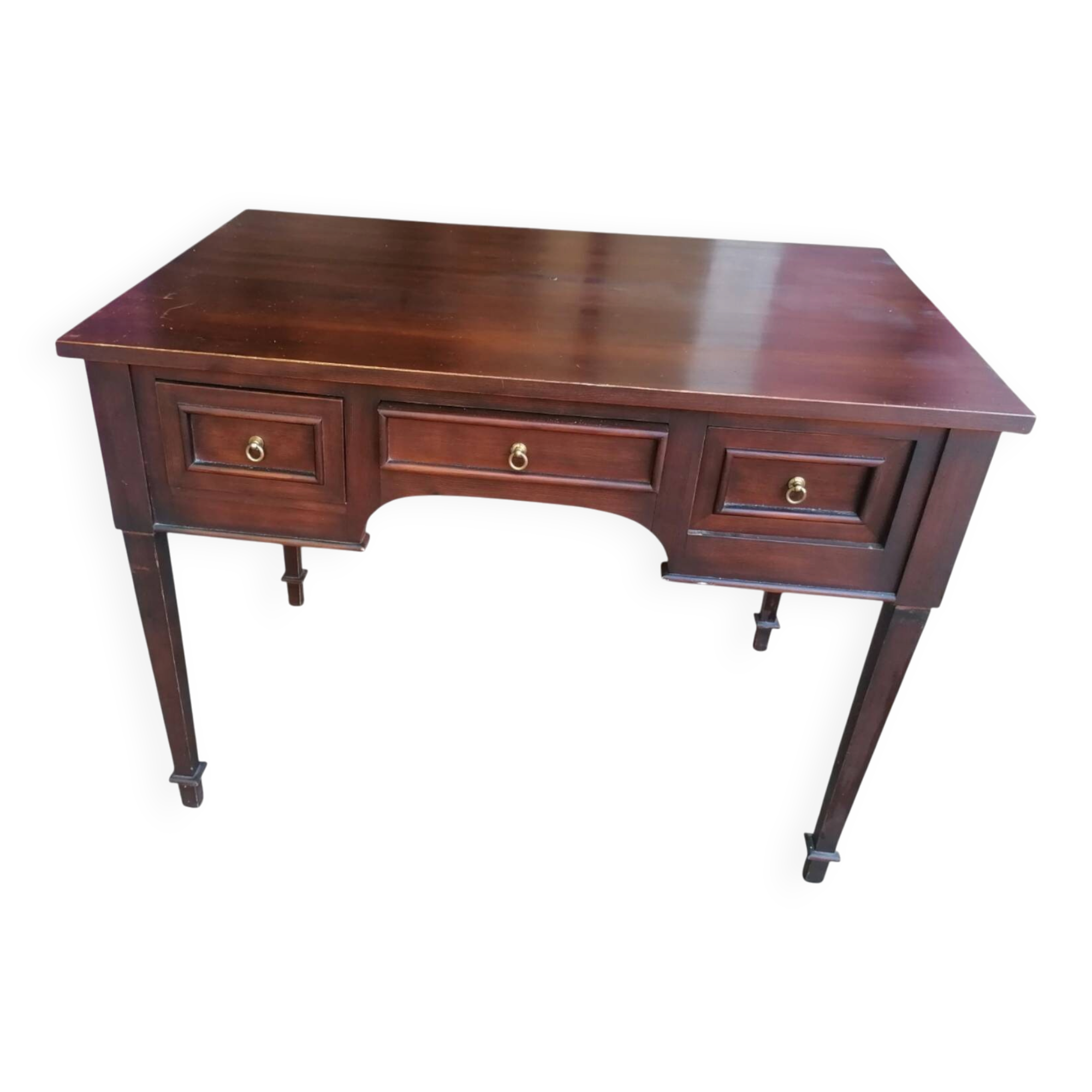 Small English desk inspired by Louis XVI - Dark academia.