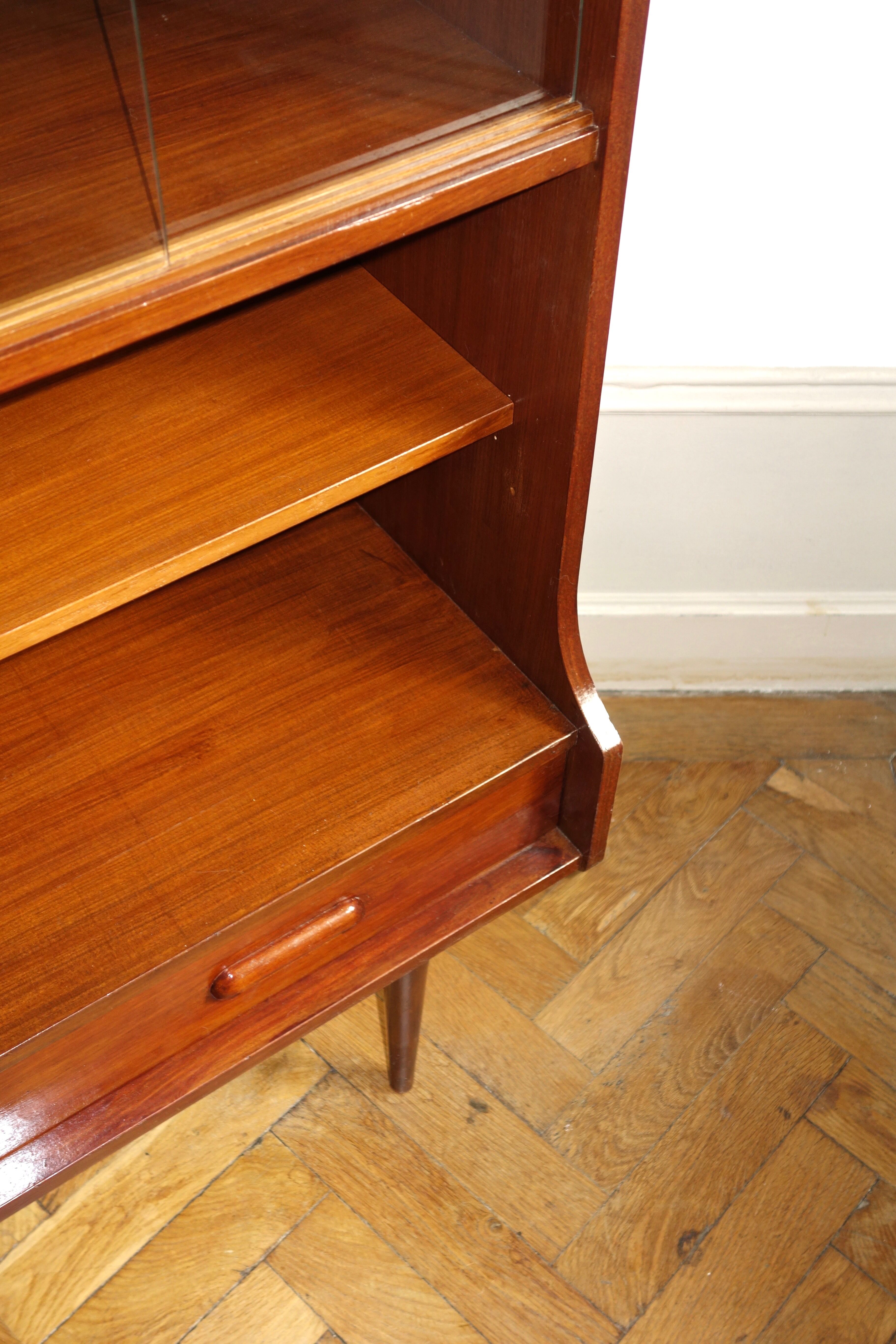 Scandinavian teak library from the 1960s