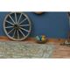 1970s Vintage Turkish Handmade Wool & Cotton Orange Area Rug 154x230