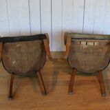Pair of bridge chairs