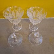 Crystal Bonbonnières From Royal Crystal Rock Italy, from the  1980s