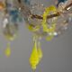 Venetian Rezzonico chandelier in multicoloured Murano glass circa 1900