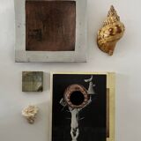 Large brushed metal (aluminum) pocket, 20th century design