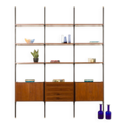 Italian mid century  floor to celling room divider or a bookcase.