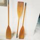 Pair of old wooden oars