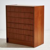 Commode danoise restaurée en teck, années 1970 (MK10387)