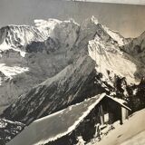 Photo on wood chalet 60s