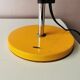 Vintage yellow metal desk lamp 70s