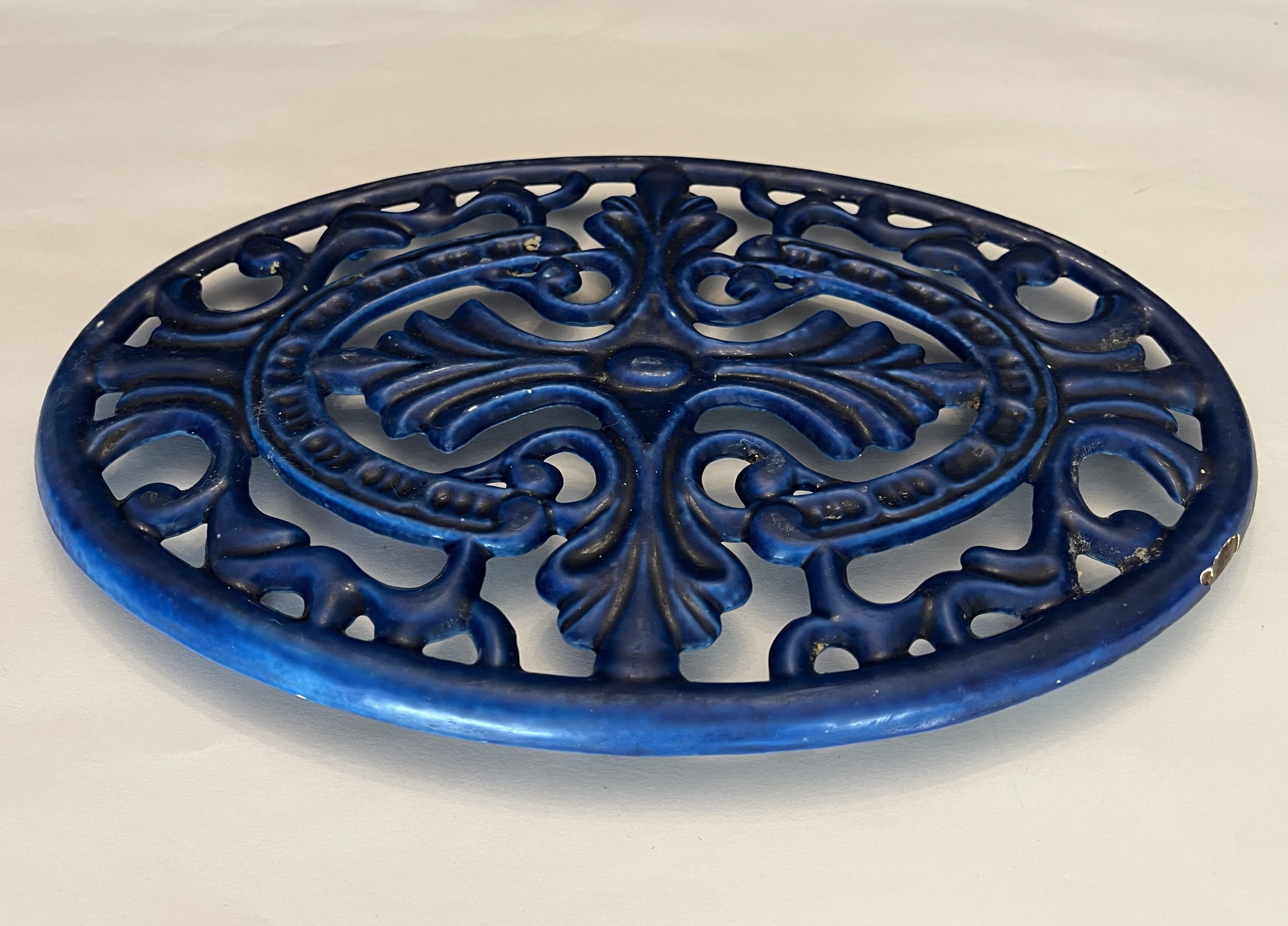 Cast iron underside