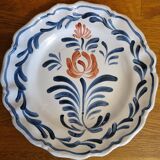 Assiette ancienne en Faience d'Angouleme Le Renoleau
