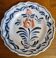 Assiette ancienne en Faience d'Angouleme Le Renoleau