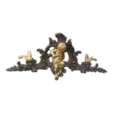 Pediment cherub musician