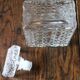 Carafe à whisky en cristal étoiles années 80