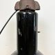 Rusty Industrial Bauhaus Black Enamel Pendant Lamp, 1930s