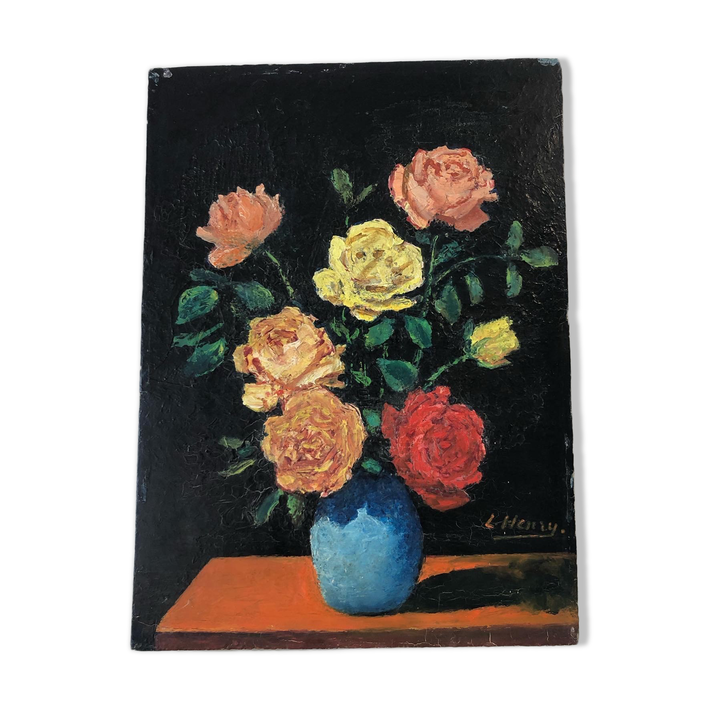 Flowery painting L.Henry