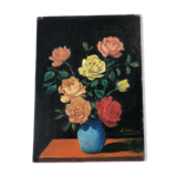 Tableau fleuri L.Henry