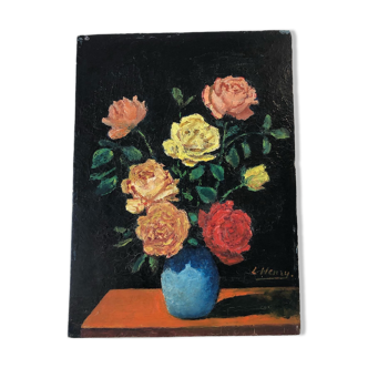 Flowery painting L.Henry