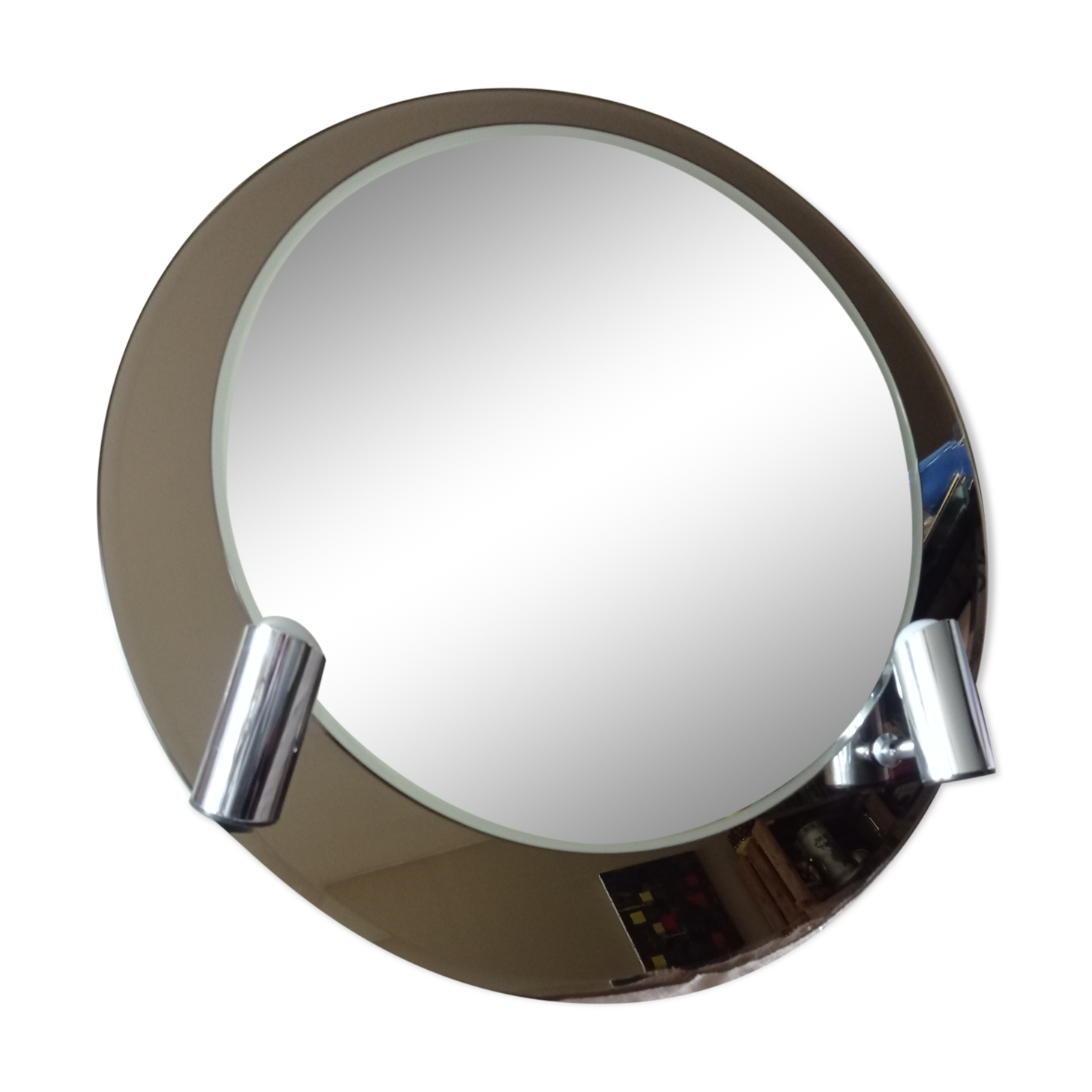 Bathroom mirror or other vintage with adjustable spotlights