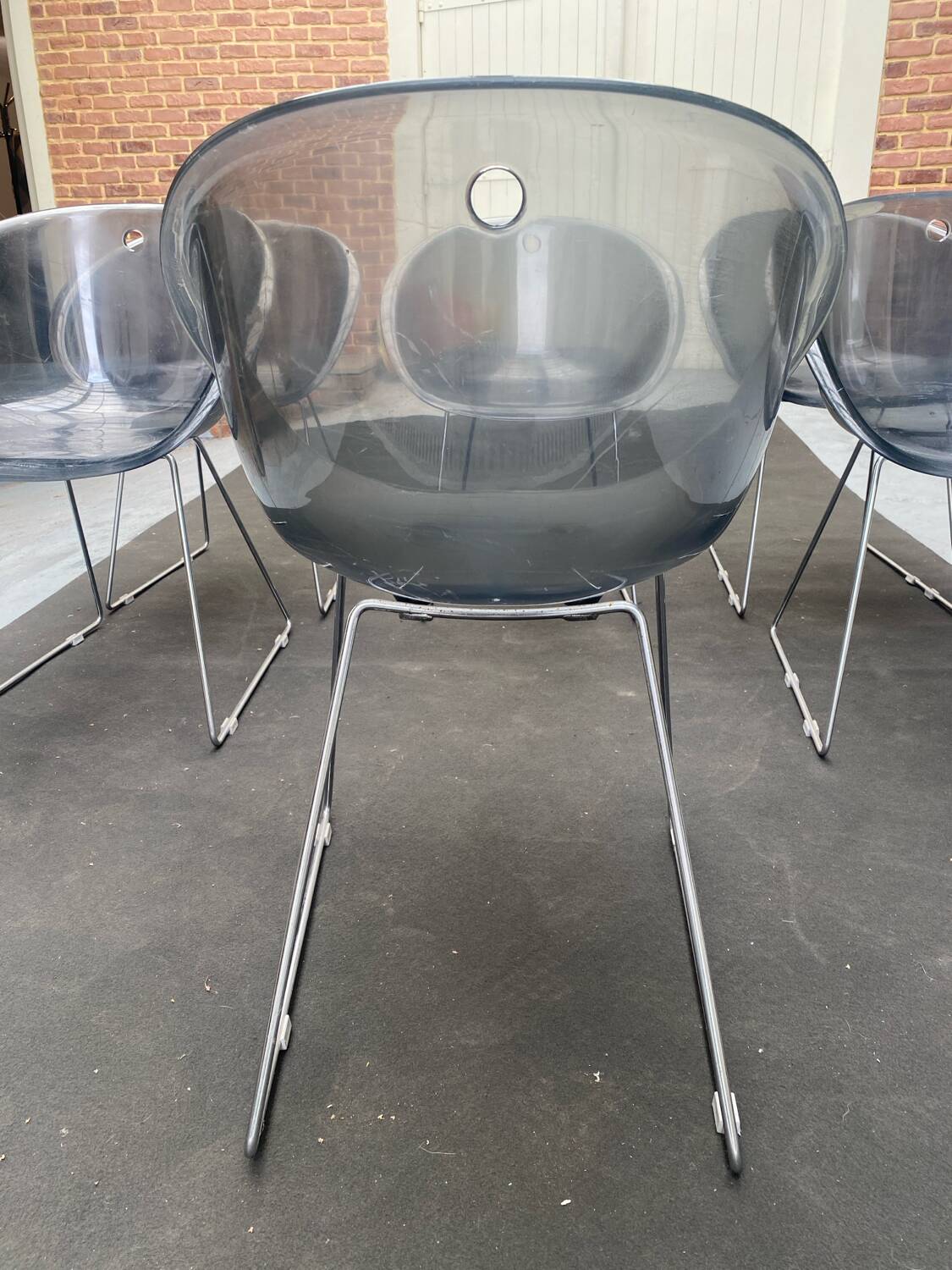 Set of 6 Italian chairs