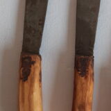 Set of 5 ancient knives, Brutalist Folk Art
