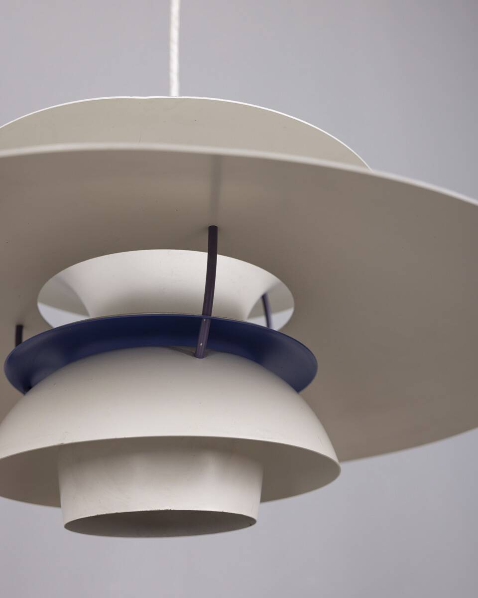 Suspension des années 60 "ph5" design Poul Henningsen pour Louis Poulsen