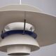 Suspension des années 60 "ph5" design Poul Henningsen pour Louis Poulsen